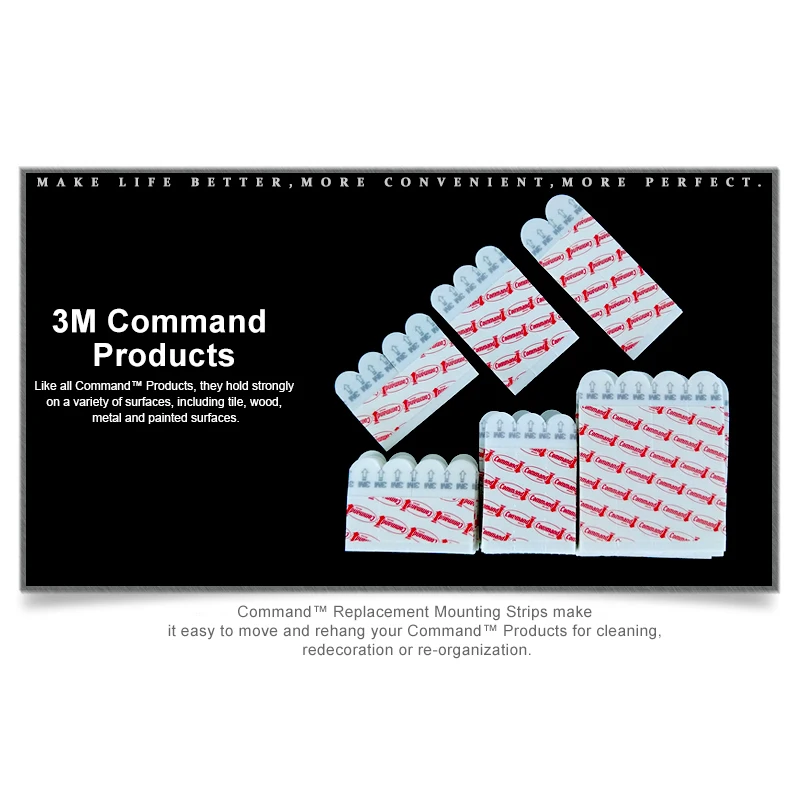 

3M command strips Refill Adhesive tape 3m double sided tape,easy to move and rehang Command Products