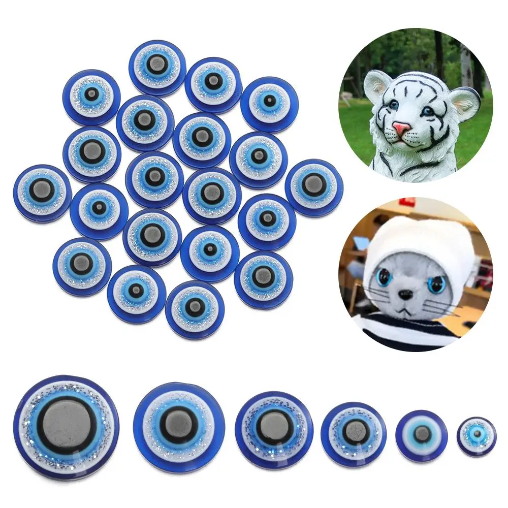 20 шт. не самоклеящиеся куклы с синими глазами |