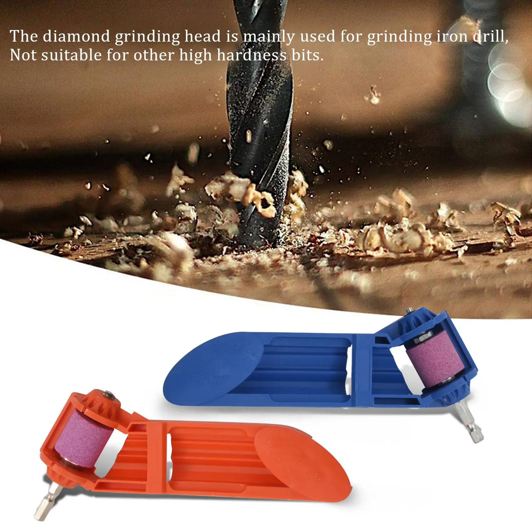 2 набора точилка для сверл портативный алмазный инструмент заточки корундовый