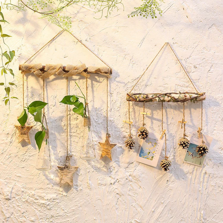 

Декоративное Настенное зеленое растение, настенное украшение, украшения, Подвесные на стену, креативная стеклянная бутылка для дома