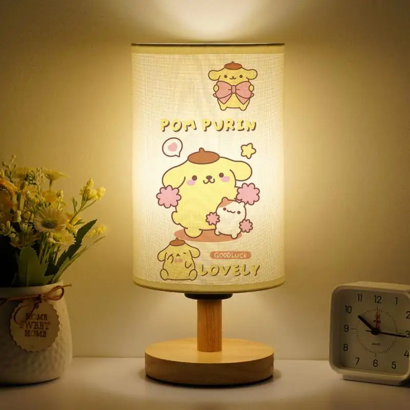 

Sanrio помпон пурин мультфильм лампа милая детская комната обучение ночник защита глаз теплые светодиодные лампы
