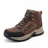 goldencamel men shoes hiking shoes suede leather hiking boots anti slip mountain trekking shoes for men sneaker walking shoes