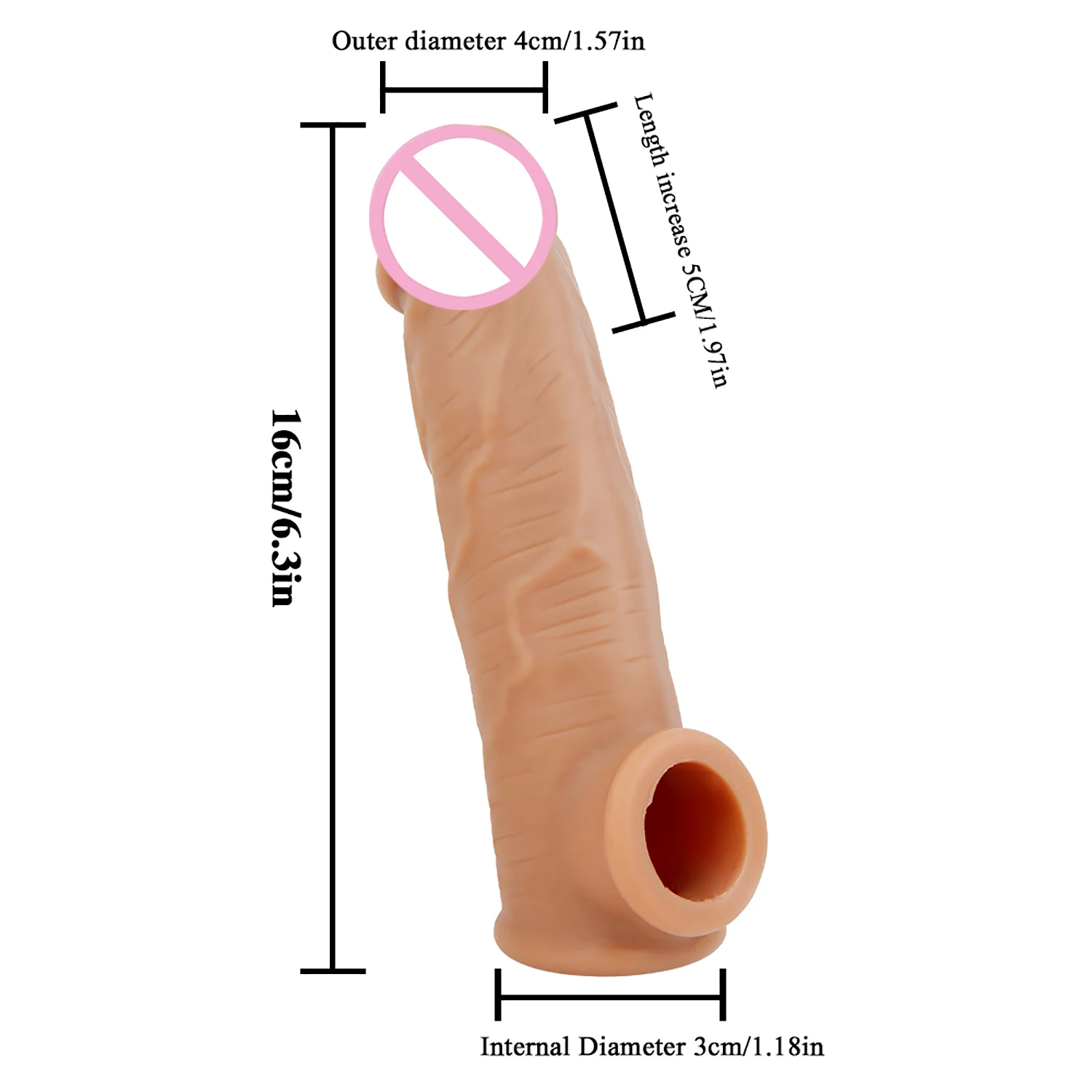 Мягкие силиконовые многоразовые презервативы Увеличитель Члена рукав для