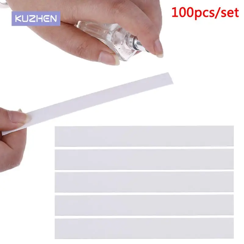 

100pcs 130x15mm Aromatherapy Fragrance Perfume Essential Oils Test Tester Paper Strips Testing Strip