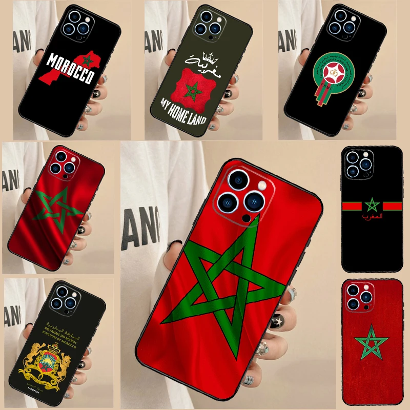 Фото Чехол с марокканским флагом для OPPO Reno 14 F 12 11 10 13 Pro 11F 12F 13F 7 8 Lite OPPO Find X8 X6 X5 X9 Pro №1