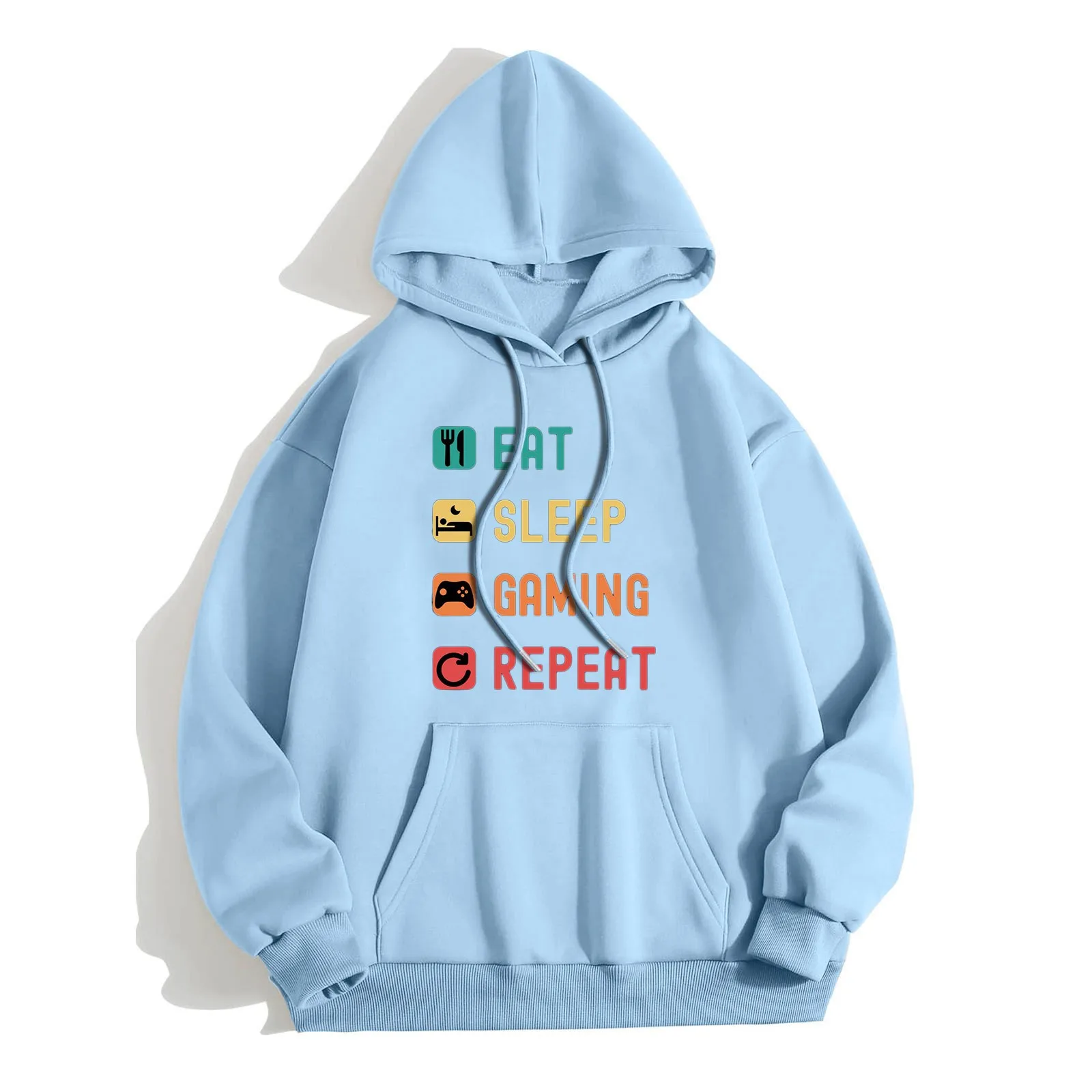 

Толстовка женская оверсайз, свитер с начесом, рубашка с длинным рукавом, милый свободный наряд, Сказочная эстетика