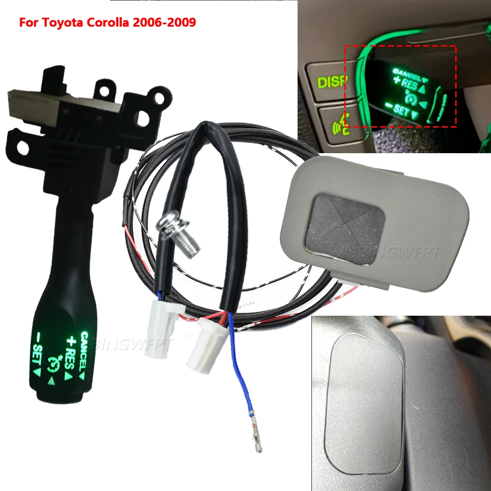 84632-34011 Переключатель круиз-контроля для Toyota Corolla 2006-2009 с накладкой на руль 45186-12010 45186-02080 45186-02110 (art.: 3920dc9c27e77) - 3920dc9c27e77