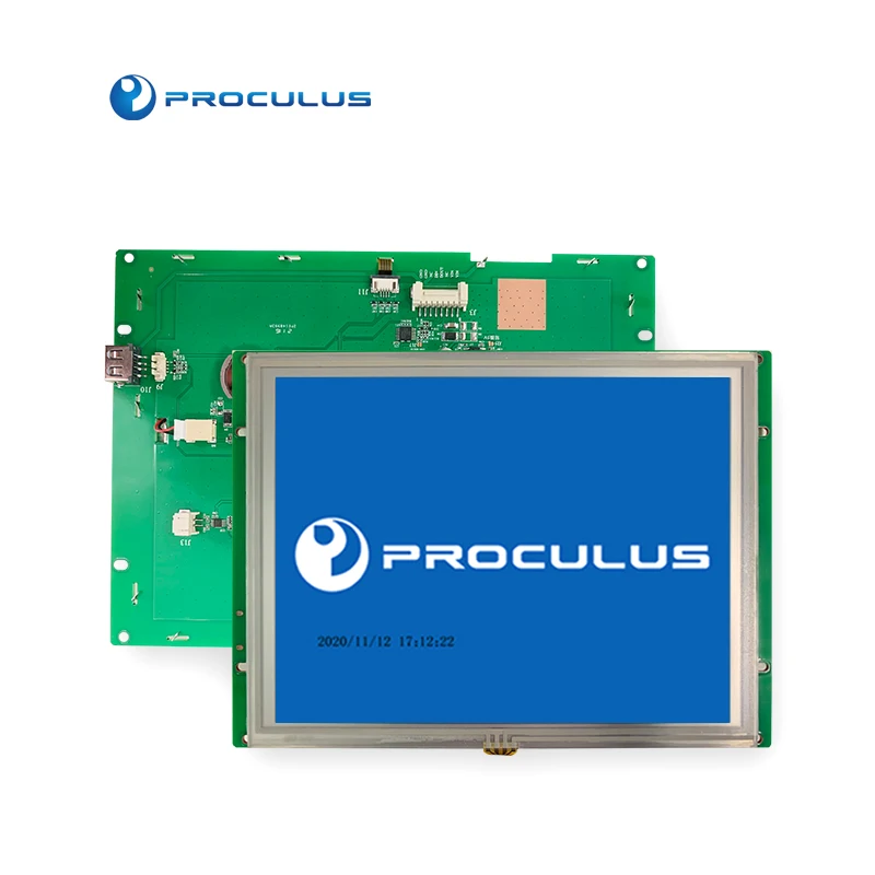 

Proculus arduino lcd display The Resolution of Industrial LCD Module Tablet 8 Inch 800 LED TFT 5V 400 Nit 65K (65536) Colors TTL