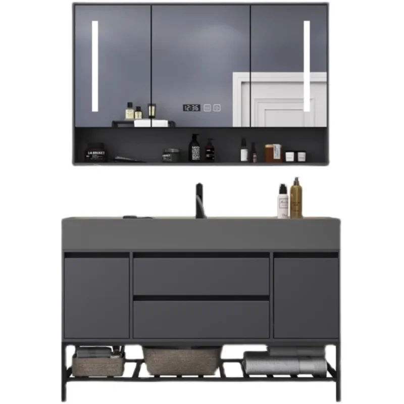 Мебель Роскошные многофункциональные домашние шкафы для хранения в ванной