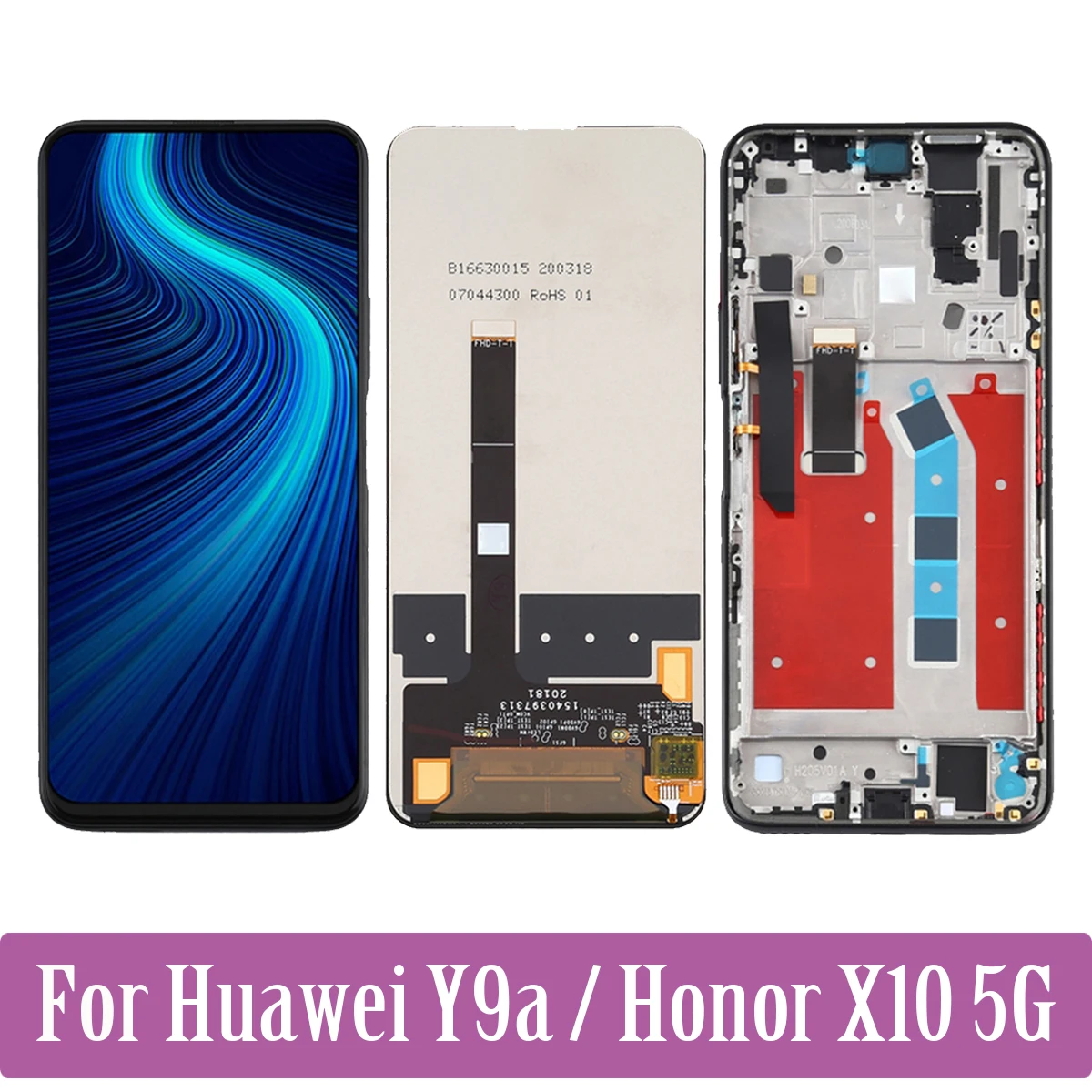 

6.63'' Original For Huawei Y9a LCD Honor X10 5G Display Touch Screen Digitizer Assembly TEL-AN00 TEL-TN00 TEL-AN10 TEL-AN00a LCD