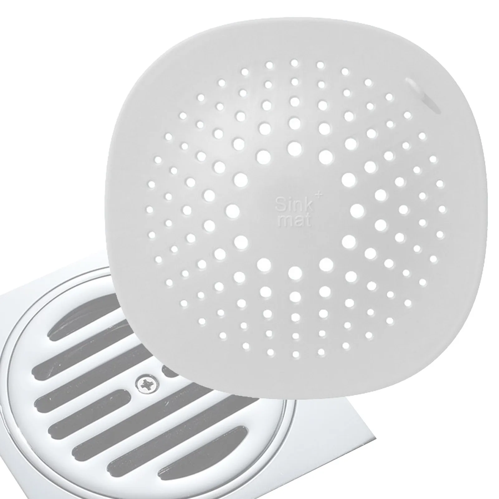 

Drain Cover For Shower Hair Drain Catcher Shower Drain Drain Protector TPR Drain Hair Catcher Flat Silicone Plug For Bathroom