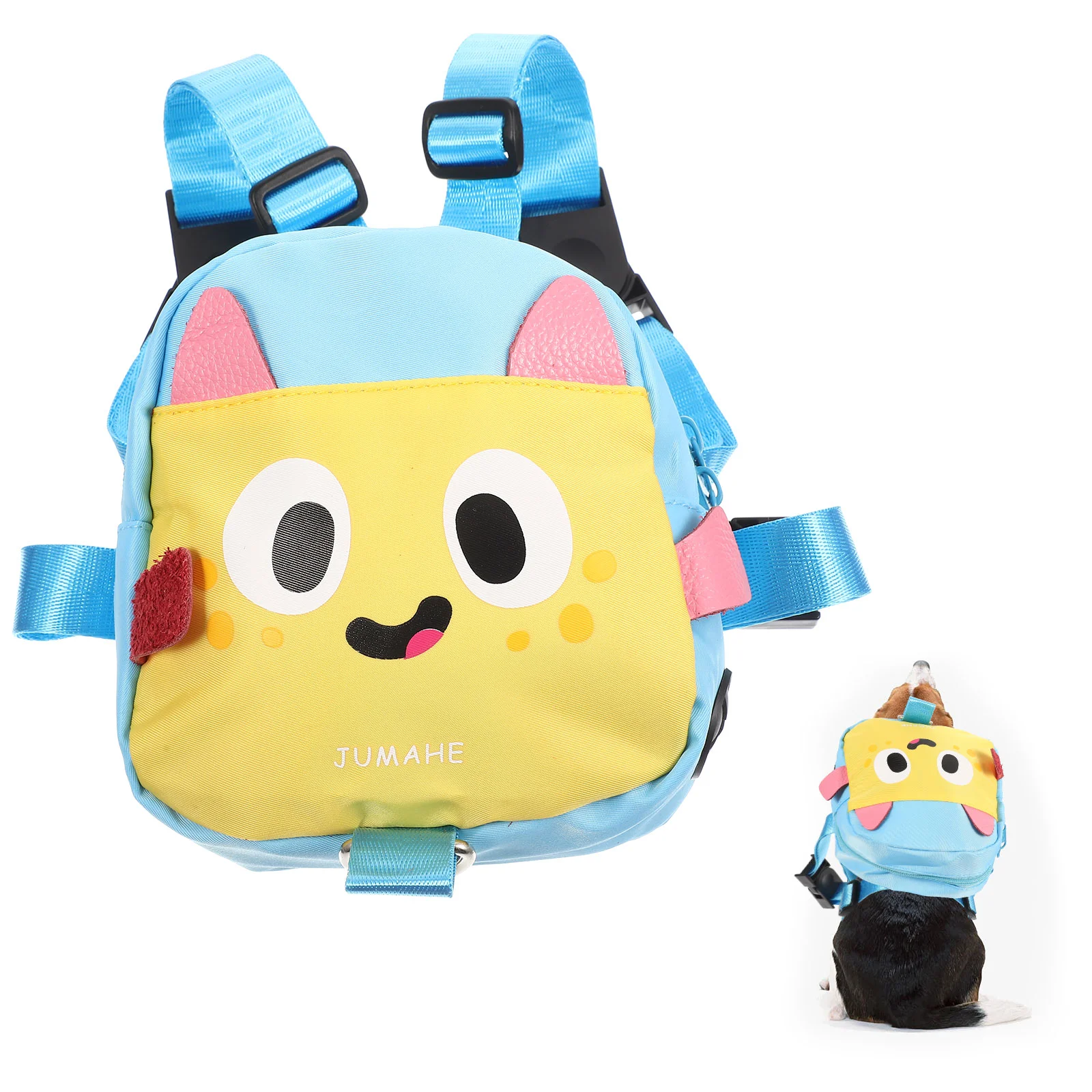 

Backpack Dog Pet Self Harness Carrier Small Pouch Grain Puppy Sling Portable Wearing Vest Backpacks Bagpack Mini Treat Park