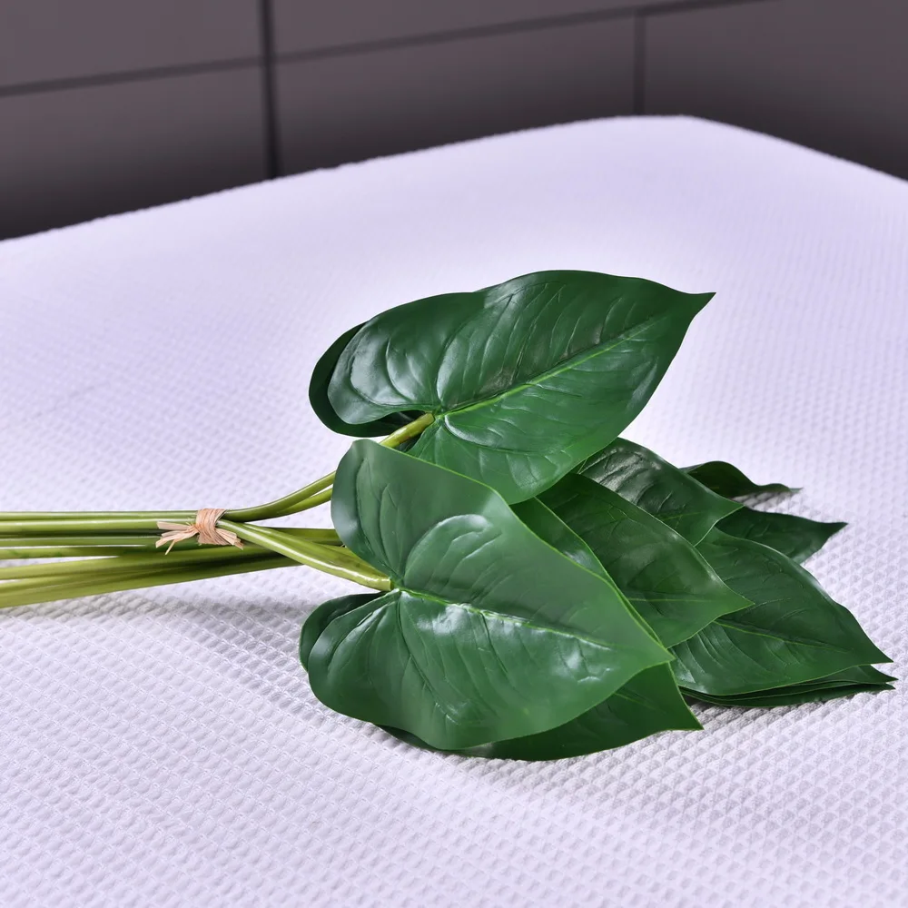 

MBF Artificial Plants Fake Tropical Palm Leaves Decoration Wedding Party Home Table Decor DIY Floral Arrangement Flamingo Leaf