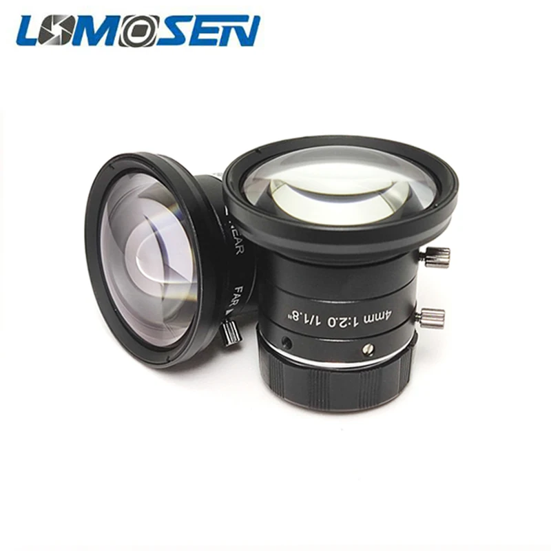 

Hot Sale High Quality 4mm fixed focal length lenses 1/1.8 inch Industrial Camera Lenses