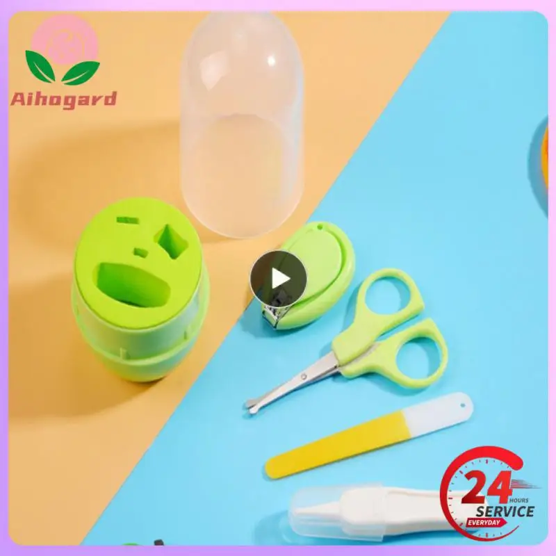 

/set Cartoon Baby Nail Clippers Set Safety Nail Clippers Kit With Storage Box Newbron Infant Nail Clipper Set Baby Care Tool
