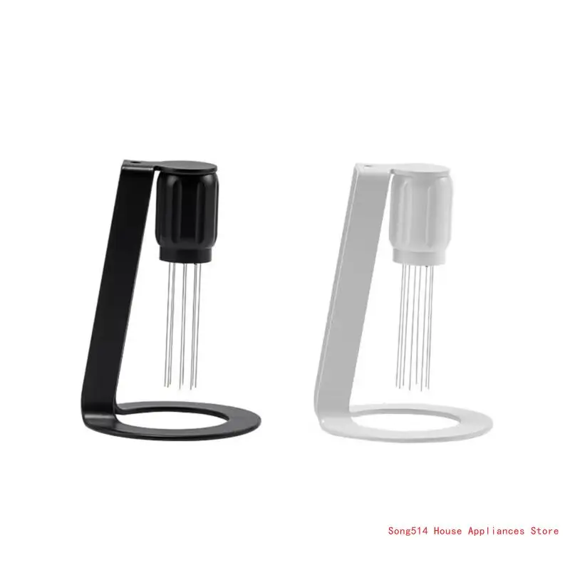 

Espresso Coffee Stirrer Profession Barista Tool Coffee Distribution Needle Espresso Blender with Magnetic Stand 95AC