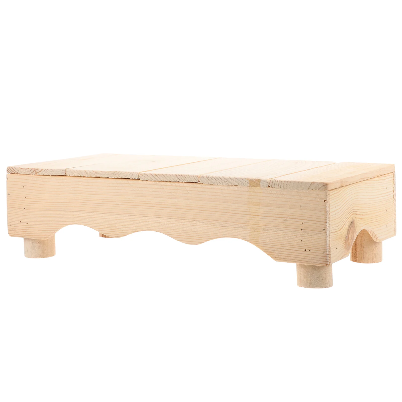 

Squat Stool Foot Bathroom Stepping Wooden Home Collapsible Stools Adults Useful Ladder