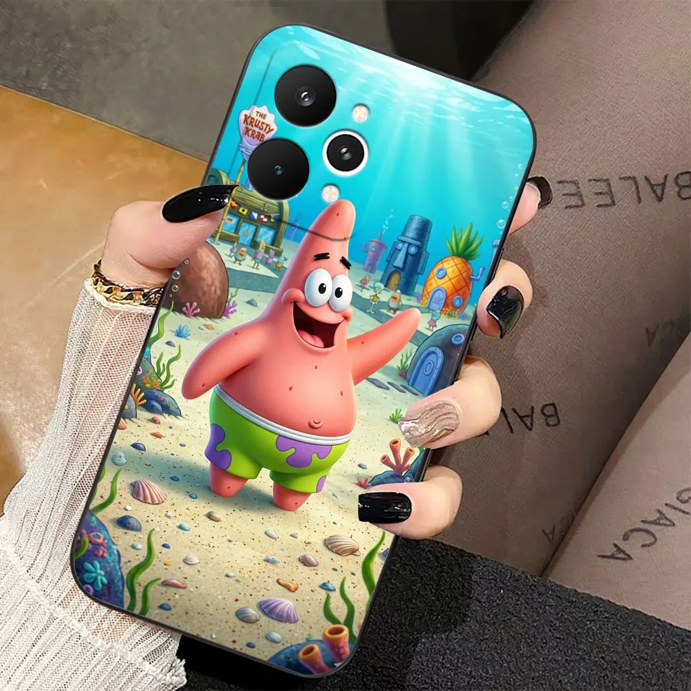 Фото Чехол для телефона Realme 16 15 15T 14 13 12 11 10 9 9I 8 8I 7 7I PRO PLUS, чехол-накладка S-SpongeBob P-Patrick Star №4