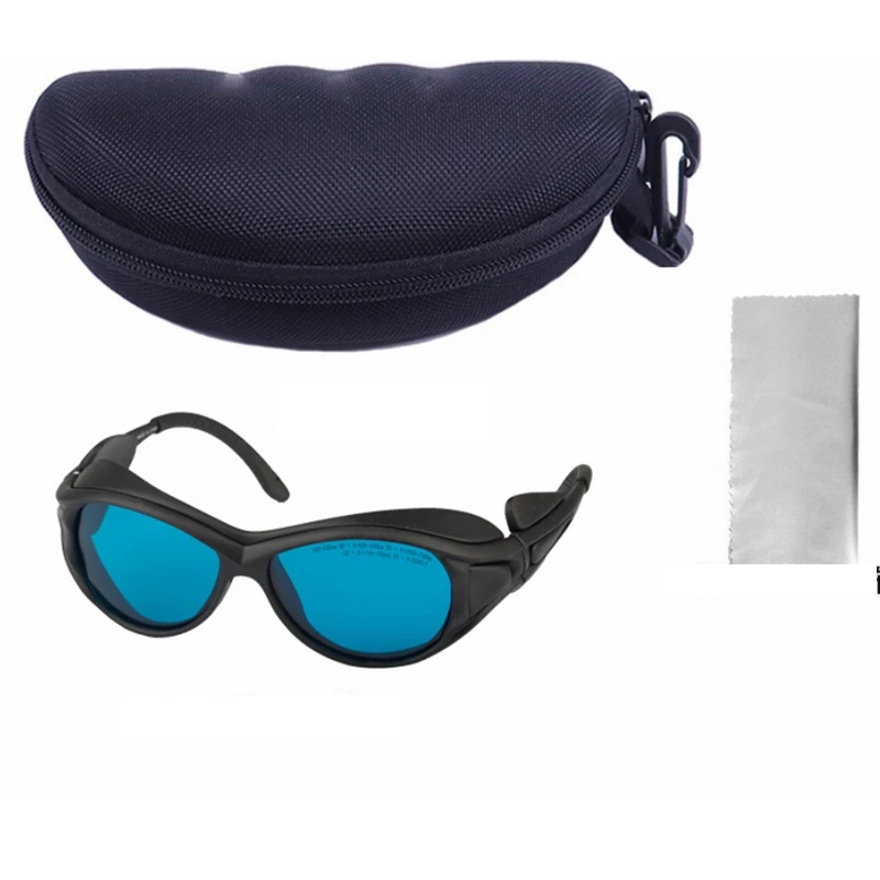 

OD6+ 190-380nm & 590-690nm HeNe Laser Satefy Glasses For Hair Removal & E-beauty 635nm 650nm 660nm Eyes Proteciton Googles