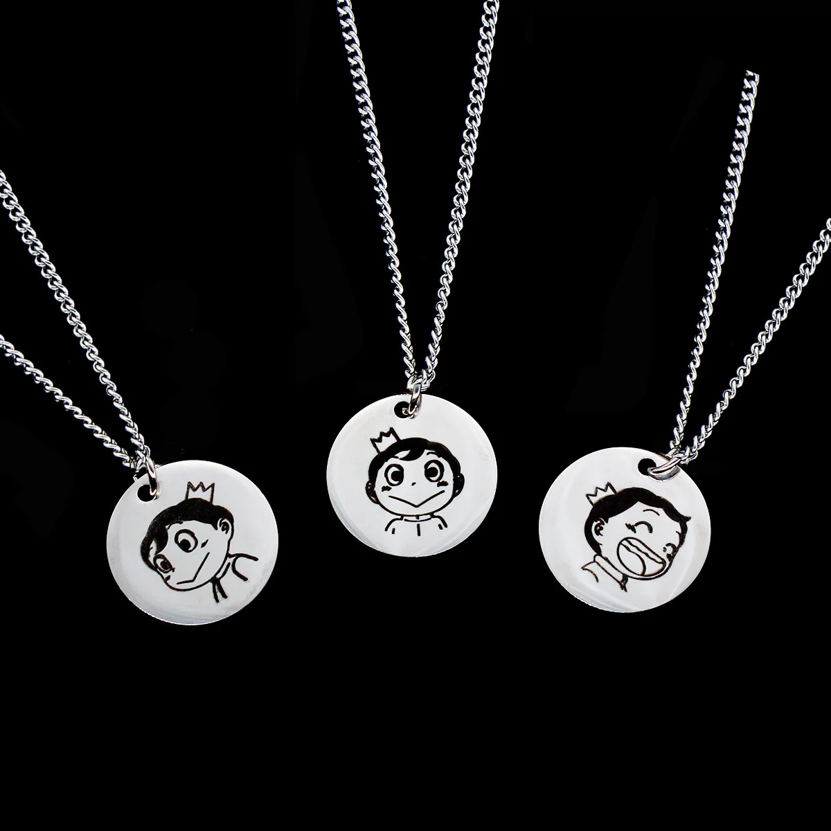 

Titanium Steel Pochita Pendant Necklace for Woman Trend Cute Chainsaw Man Necklace Cartoon Anime Gift Devil Hunter Denji Cosplay