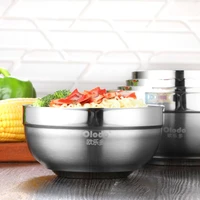 304 stainless steel bowl household instant noodle bowl anti scald with lid childrens bowl double layer heat insulation instant
