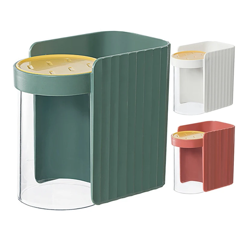 1 шт. настенный держатель для зубной щетки пасты чехол с магнитной чашкой щеток