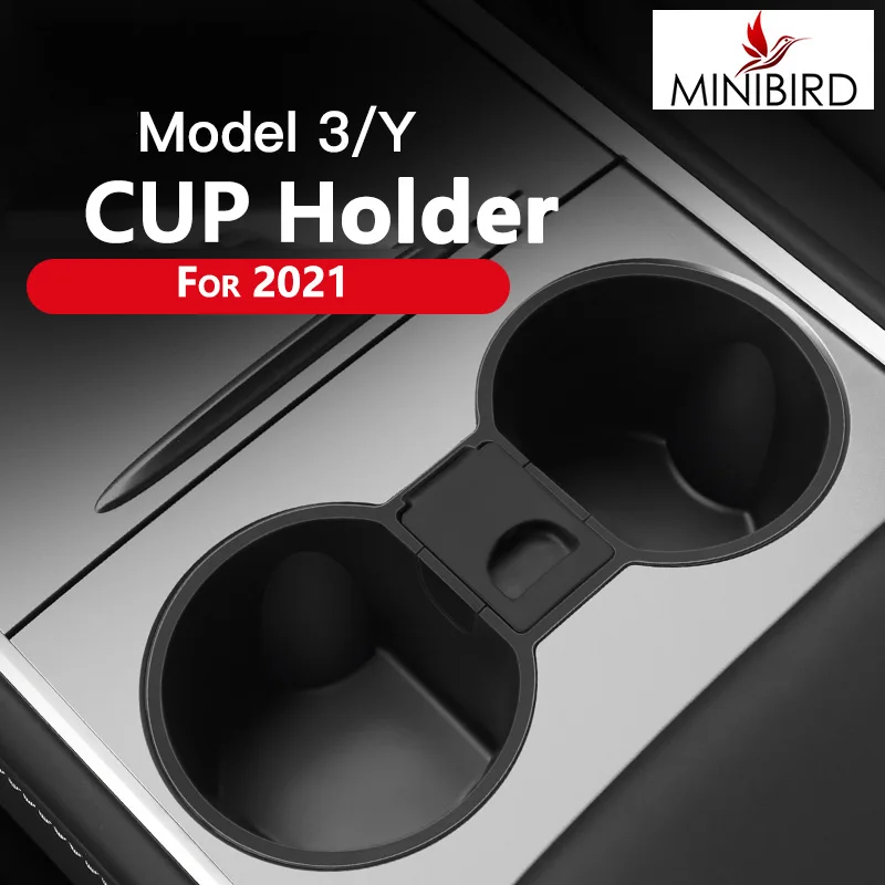 

Car Water Cup Holder Special For Tesla Model 3 Tesla Model Y Water Proof Car Coasters Storage Stowing Tidying Car Accessories