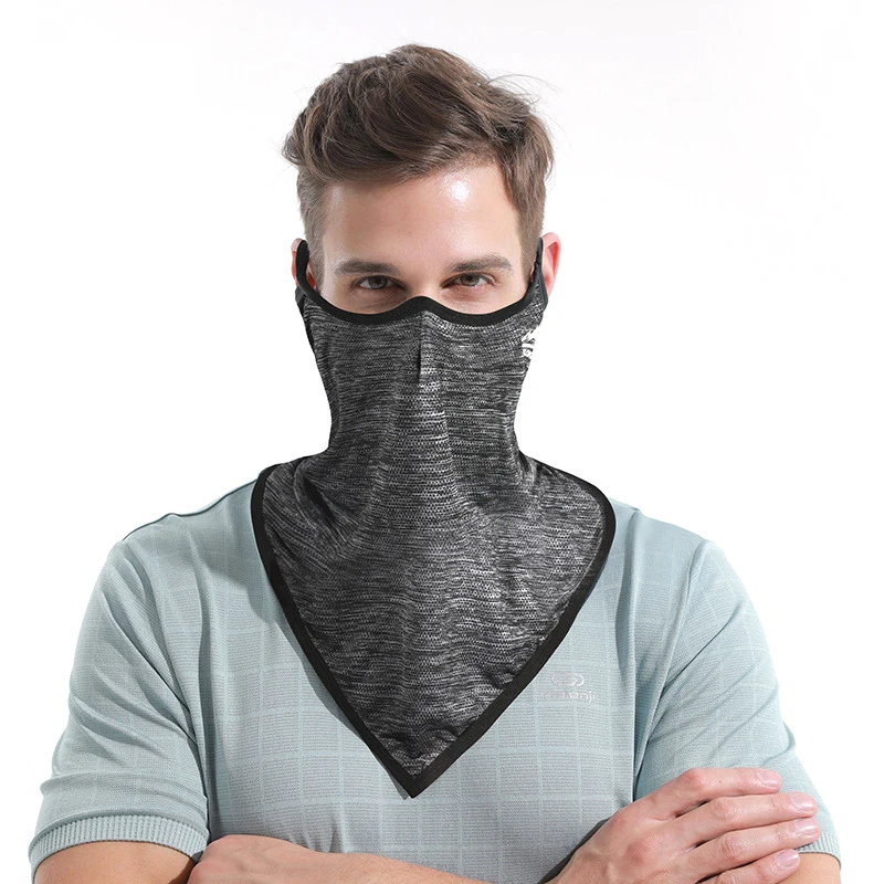 

Outdoor Ice Silk Sunscreen Headscarf Summer Sports Cycling Breathable Headscarf Anti-UV Headwear Fishing Mask Cover Scarf