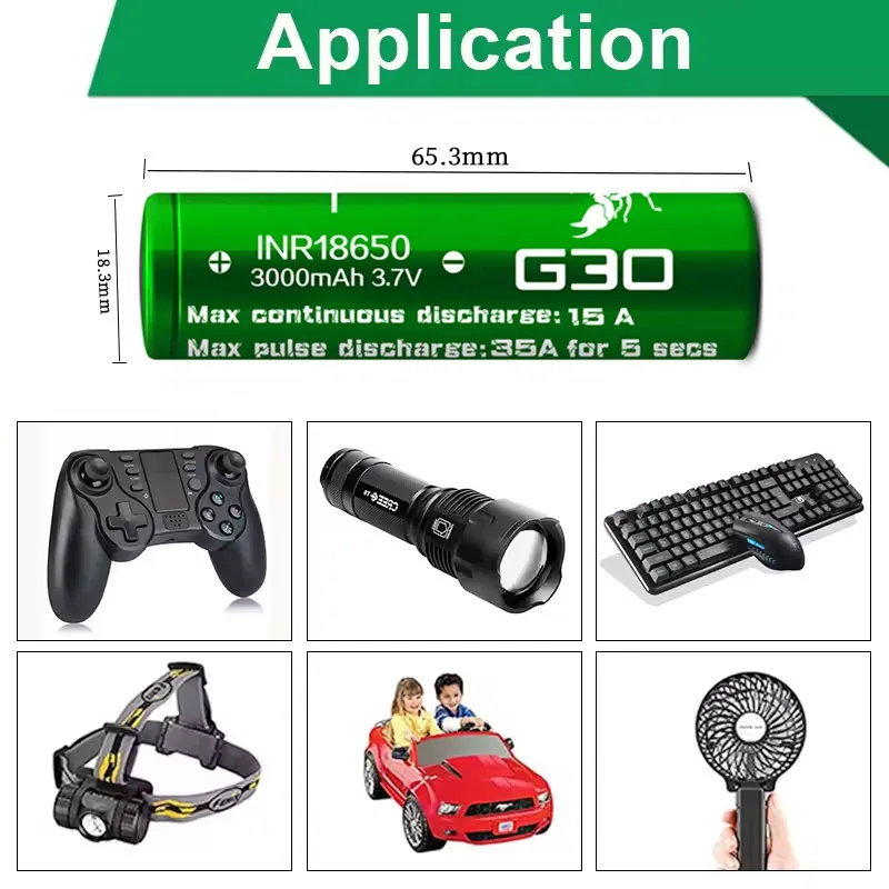 Аккумулятор Vapcell G30 INR 18650 3000 мАч