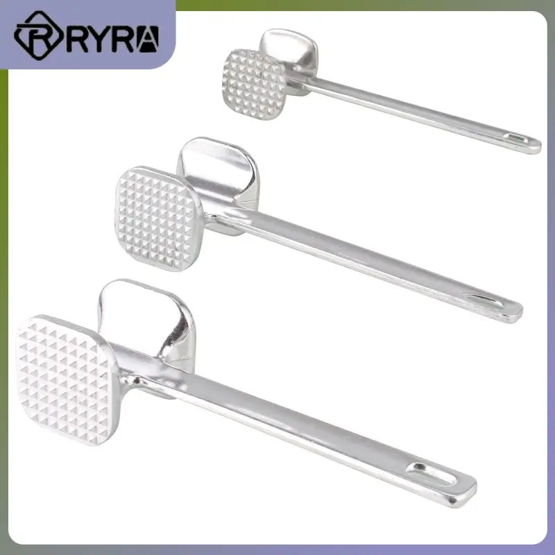 

For Steak Pork Knock Beat Hammer High Quality Loose Beef Tenderizer Multifunctional Meat Tenderizer Double-sided Aluminum Alloy