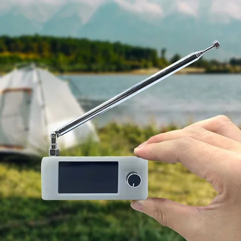 SI4732 Портативное радио 0,5-108 МГц LSB USB AM FM FM/AM Радио 1,9-дюймовый IPS-экран Вседиапазонный радиоприемник HF SW MW VHF Радио