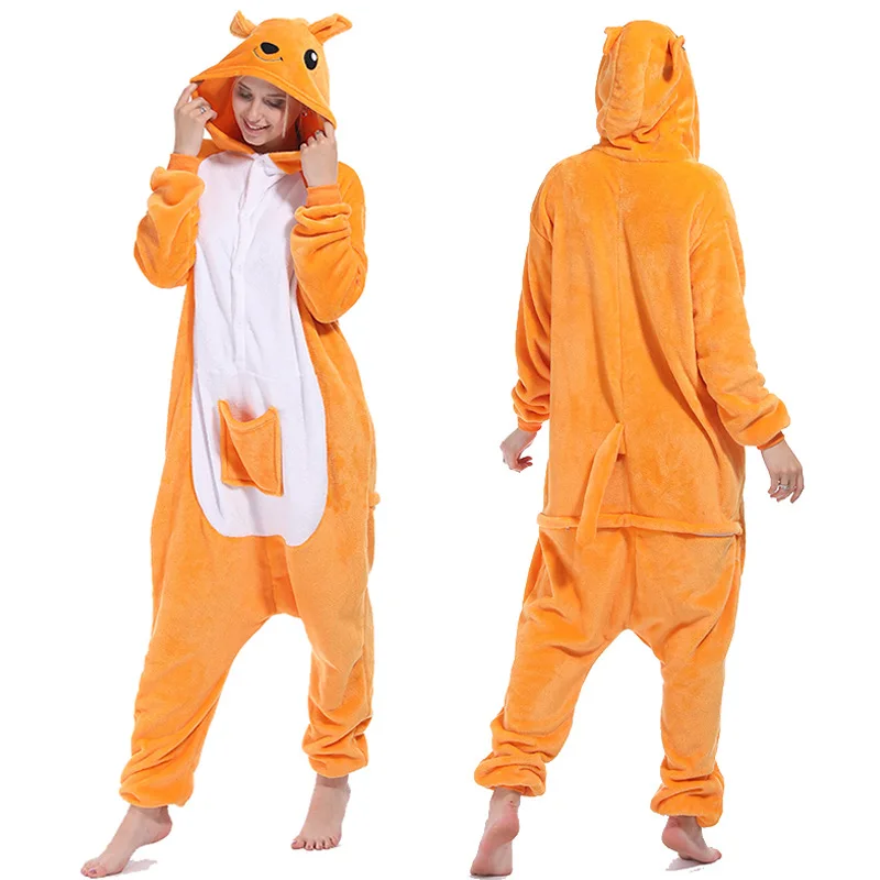 Костюм для косплея кенгуру Пижама кигуруми Dramas взрослых пижамы на Хэллоуин