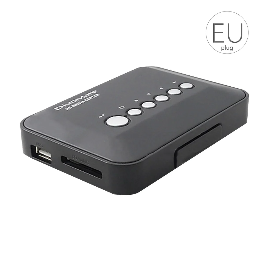 

Медиаплеер мини мультимедийный плеер HD 720P HDD TV Box AV выход MKV RM SD USB SDHC MMC HDD EU/US/UK/AU вилка