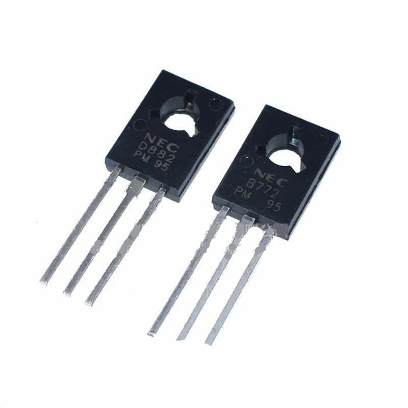 20PCS D882 B772 2SD882 2SD772 NPN TO-126 Transistor NEW