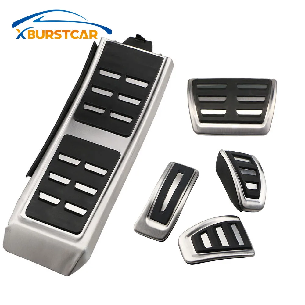 Xburstcar нержавеющая сталь автомобильная подставка для ног педали газа педаль