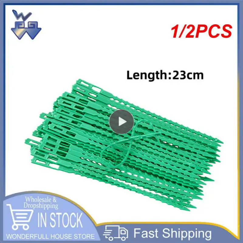 

1/2 шт. 30/многоразовые садовые кабельные стяжки, крепеж для растений, фиксация кустарников, нейлоновые регулируемые пластиковые кабельные стяжки, инструменты