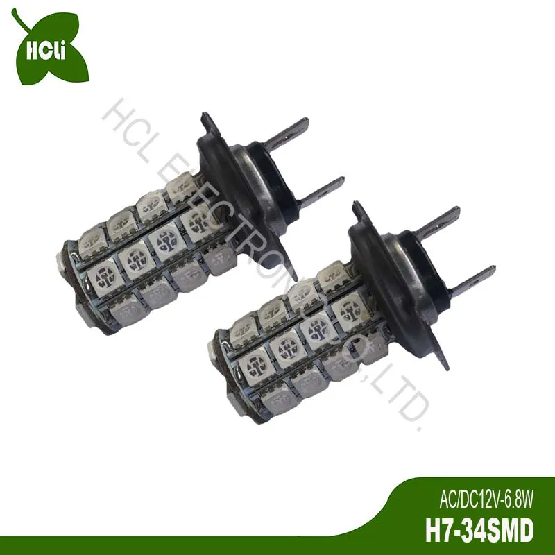 Высокое качество DC12V 24V H7 H4 светодиодные лампы авто передние противотуманные фары