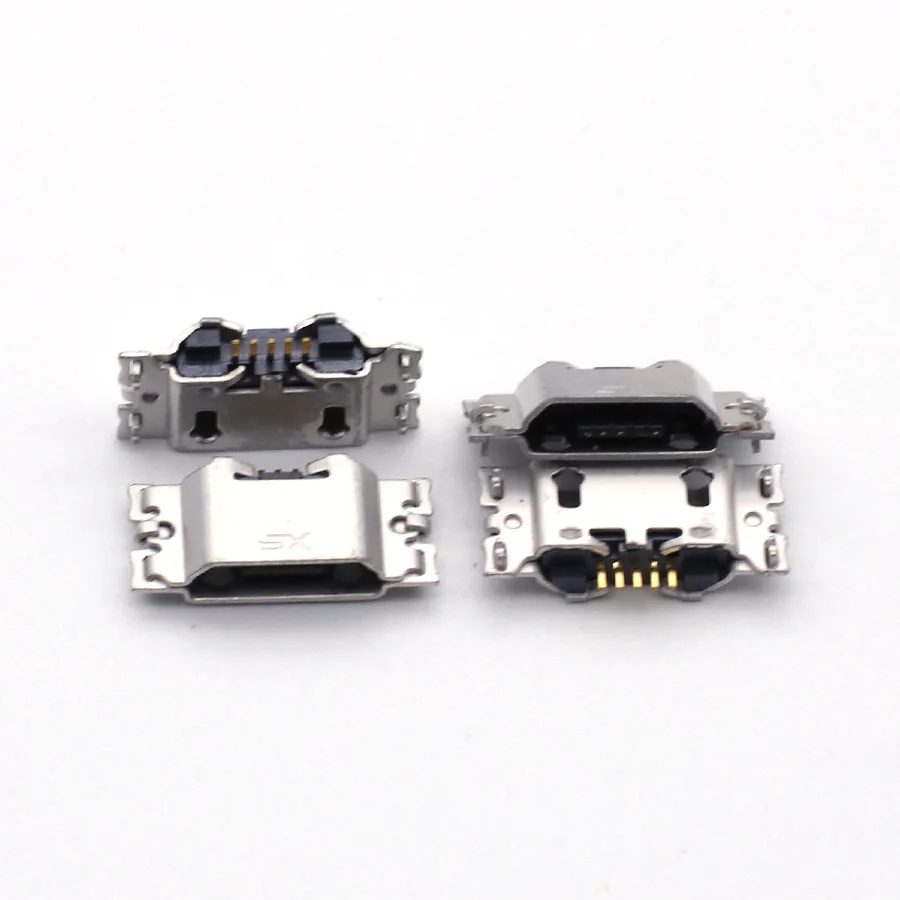 5-контактный мини-разъем Micro USB 50 шт., зарядный порт для мобильного телефона Motorola Moto G5 Plus XT1686 XT1681 XT1683 XT1682 XT1685, ремонт