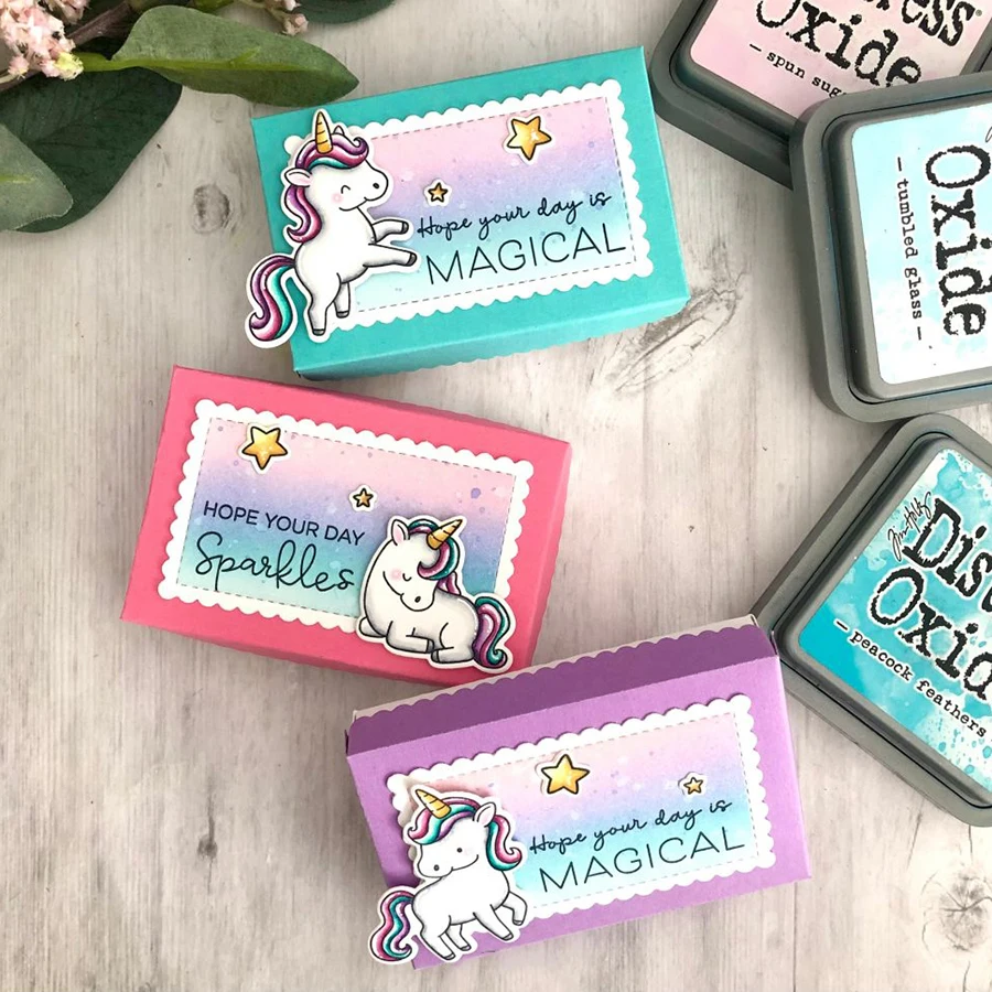 Металлические штампы и в виде единорога сказки для скрапбукинга фотоальбома