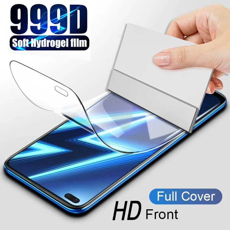 

Hydrogel Film For OPPO F21 Pro A96 K10 4G A57 5G A36 A16e A76 Find X5 Lite Reno6 OPPO Reno8 Z Screen Protective Cover Film