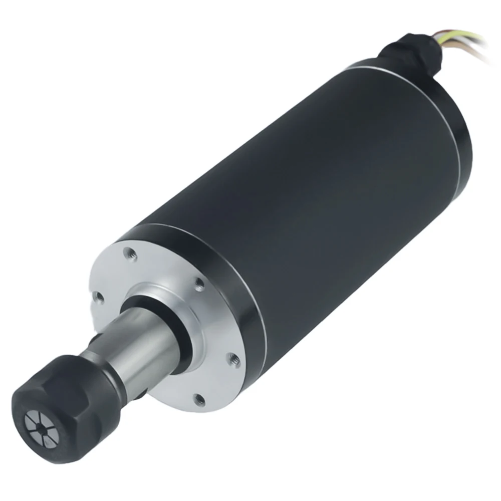 Шпиндельный бесщеточный двигатель постоянного тока 250 Вт высокая скорость 12000