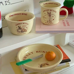 Посуда с кроликами Посуда с кроликами