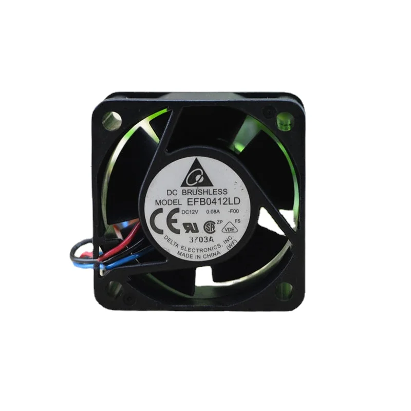 

SSEA New Fan For Delta 12V 4CM 1U Switch Fan 0.08A EFB0412LD 4020 Ultra-quiet Cooling Fan 40x40x20mm