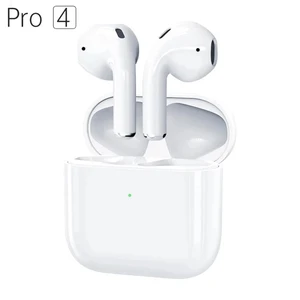 pro 4 tws wireless bluetooth 5 0 earphones rename mini earbuds with charging case sports handsfree headset for smart phones free global shipping