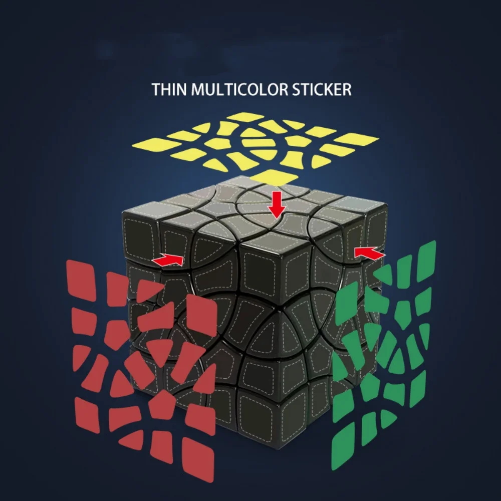 Профессиональная 4-угольная Игрушка-головоломка Lanlan Magic Cube Для Детей Без Наклеек -