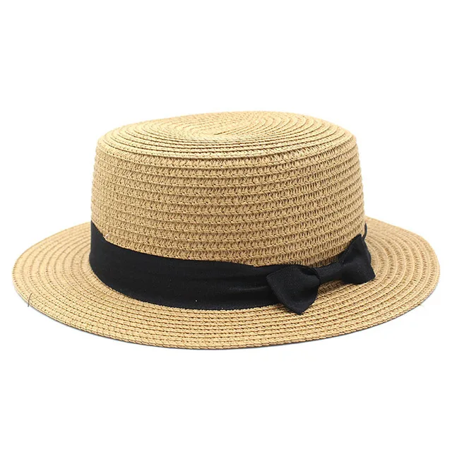 

56-58CM New Natural Panama Soft Shaped Straw Hat Summer Women/Men Wide Brim Beach Sun Cap UV Protection Fedora Hat