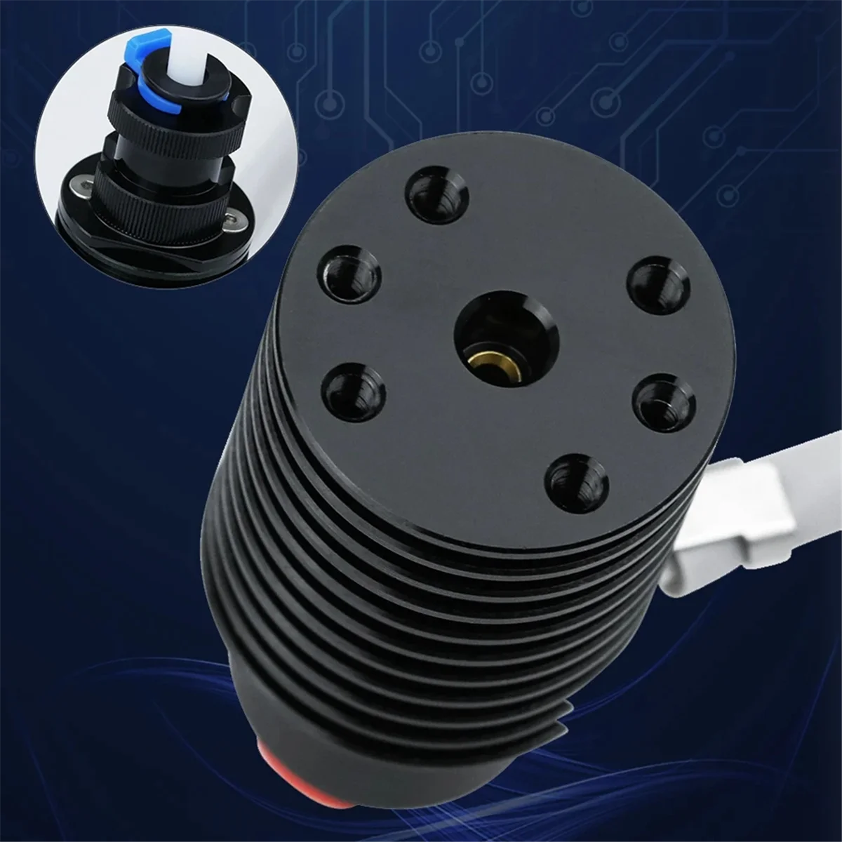 Для E3D Revo Hotend Kit V6 Радиатор Латунное сопло Керамический нагревательный сердечник