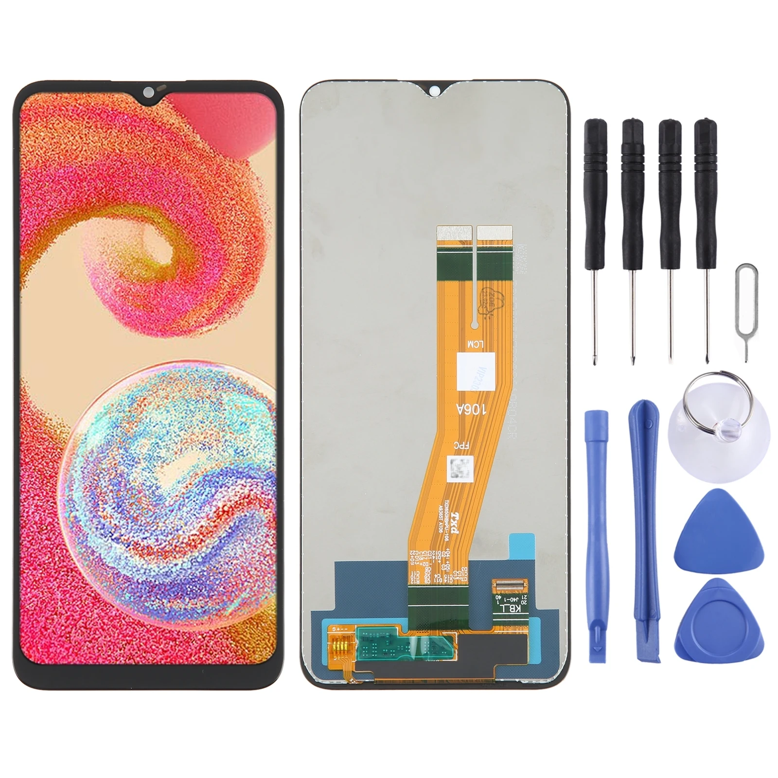 ЖК-экран PLS для Samsung Galaxy A04E SM-A042 с дигитайзером полная сборка запасная часть