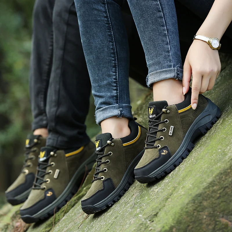 Men's Shoes Outdoor Sports Shoes Anti-collision Neutral Hiking Shoes Men's Casual Hiking Hiking Ankle Boots Women