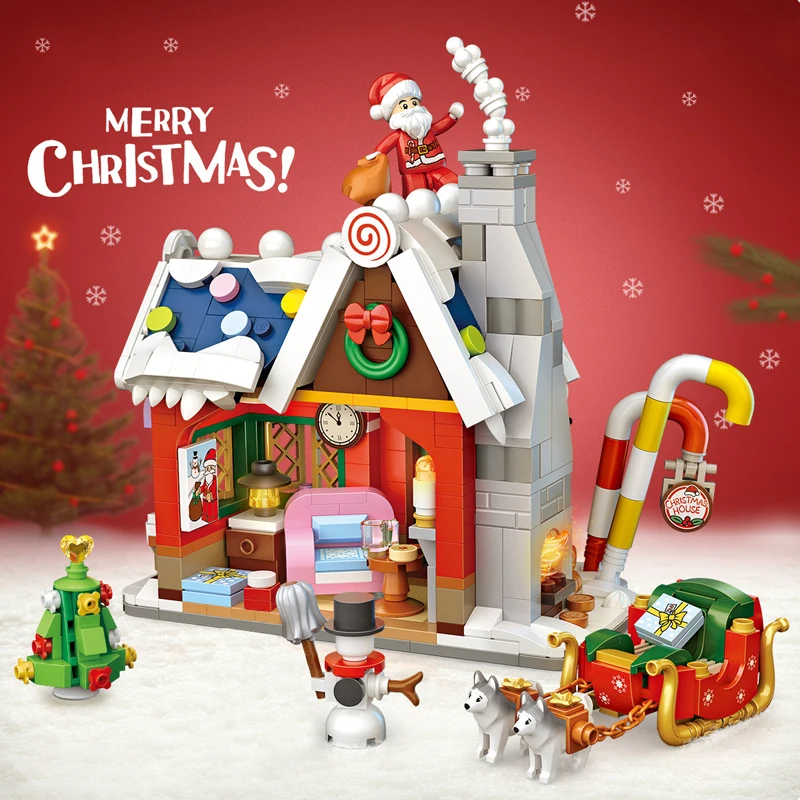 

Детский конструктор «Дом Санта-Клауса»